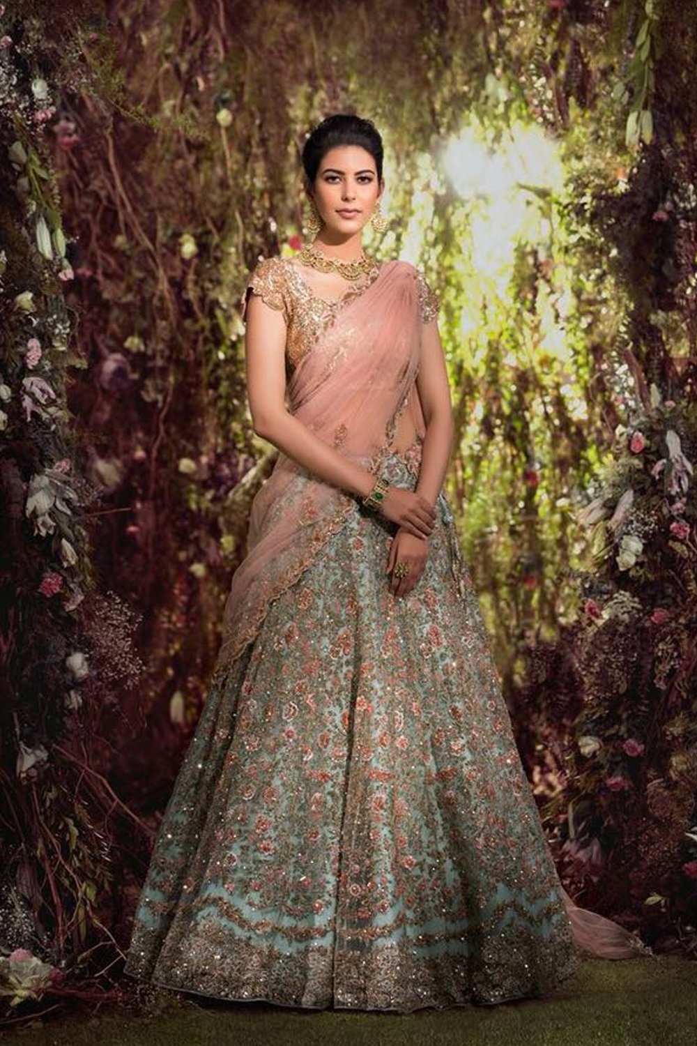 Designer Breezy Blue Color,Nura Silk Wedding,Party,Reception Embroidery Lehenga