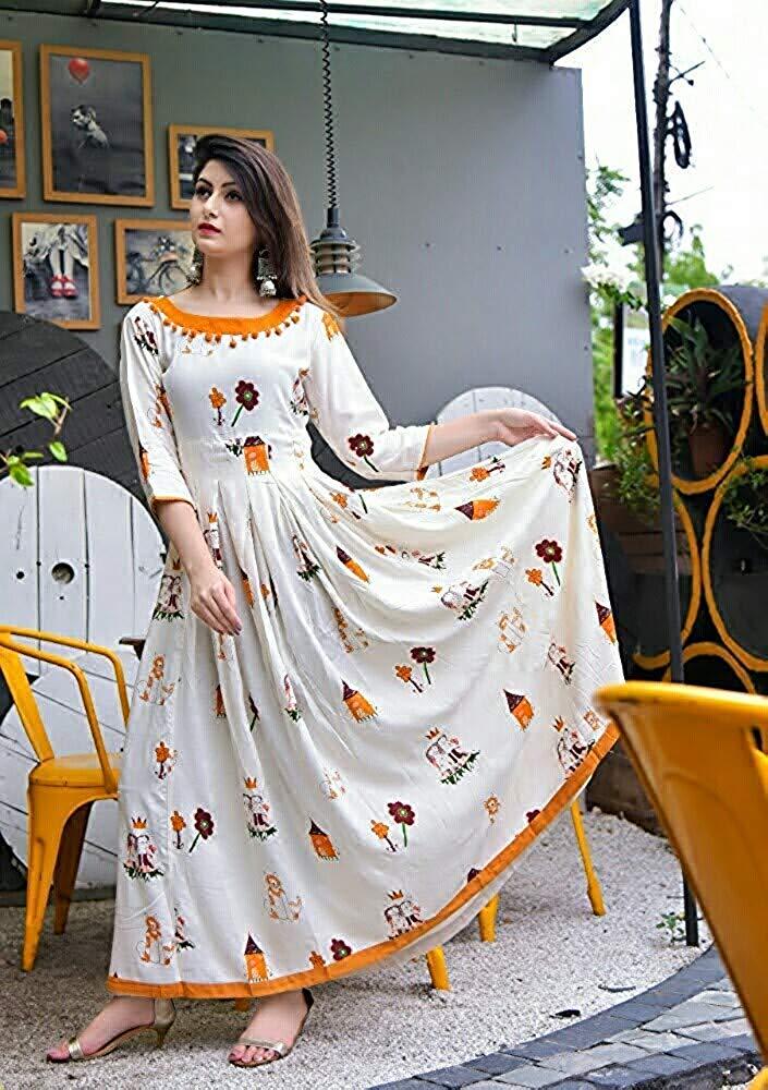 Milr Creation Rayon Kurti For Girls & Women