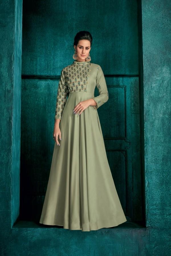 Pista Silk Gown