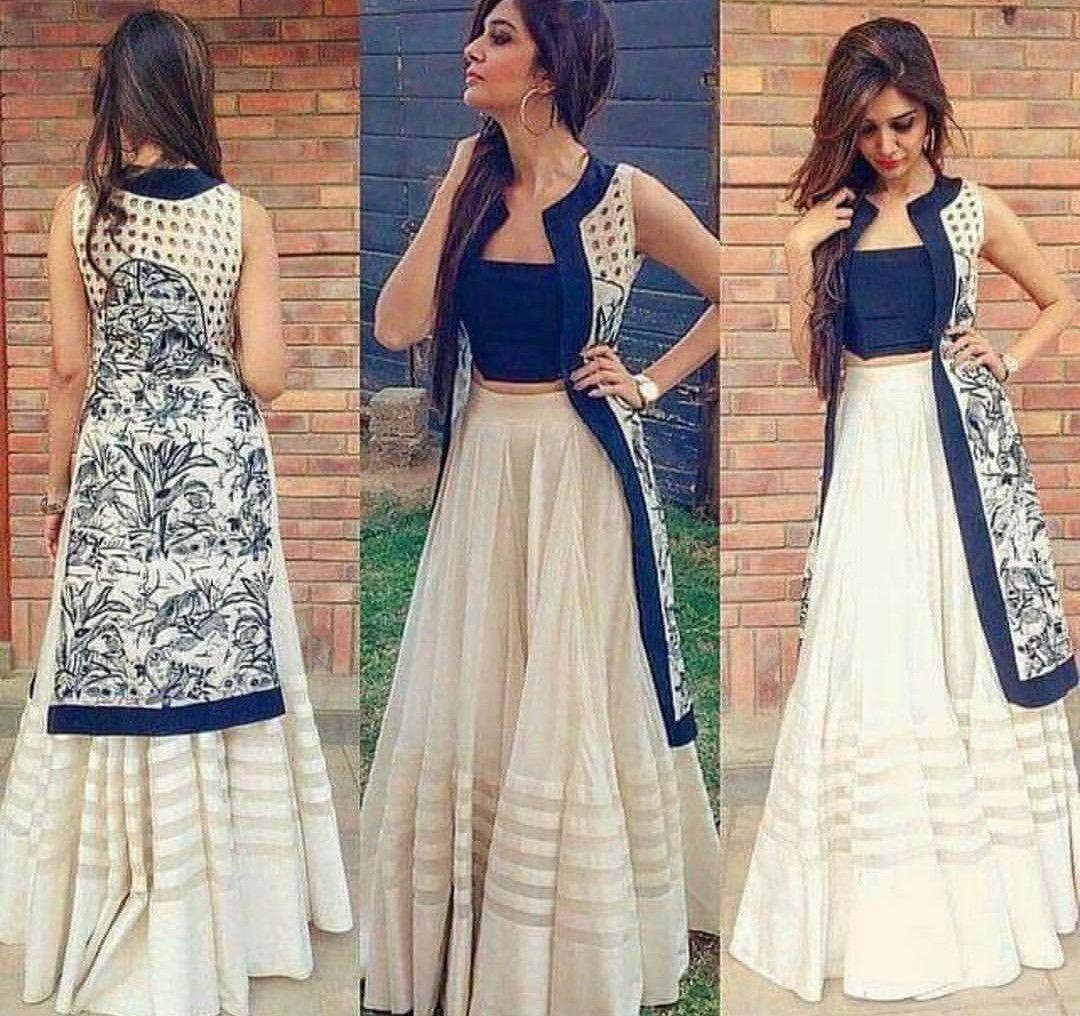 Peaceful Off White Color Digital Printed Party Wear Indowestern