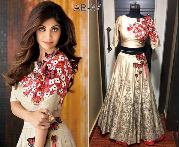 Shilpa Shetty Butterfly Lehenga