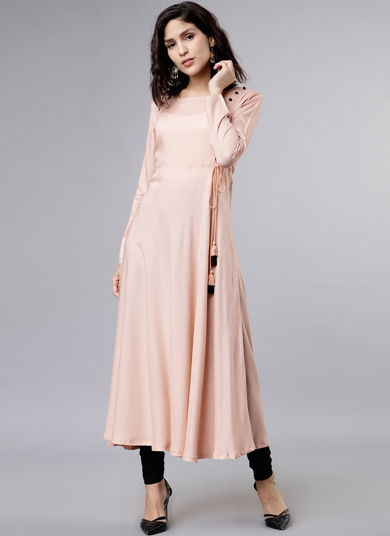 Pink Cotton Kurti