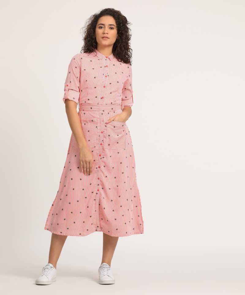 Women Shirt Multicolor Dress